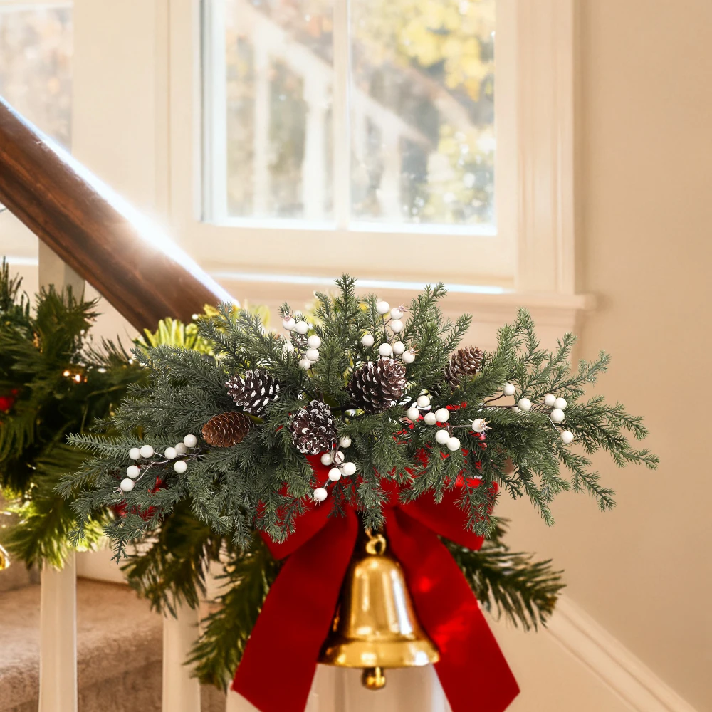 Vite di aghi di pino artificiale 65 cm, pianta finta, decorazione natalizia per la casa, decorazione della stanza, albero di Natale 2026, ornamento di Capodanno._voghion.com