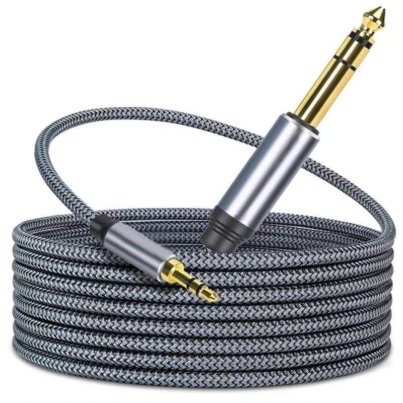 CableCreation Paquete De 2 Cables AUX De 3.5mm (3 Pies/0.9 M), Cable De Audio Estéreo Macho A Macho De 3.5mm Para Coche, Auriculares, Smartphones, Echo-Dot, Estéreos De Hogar/coche, Laptops, Altavoces