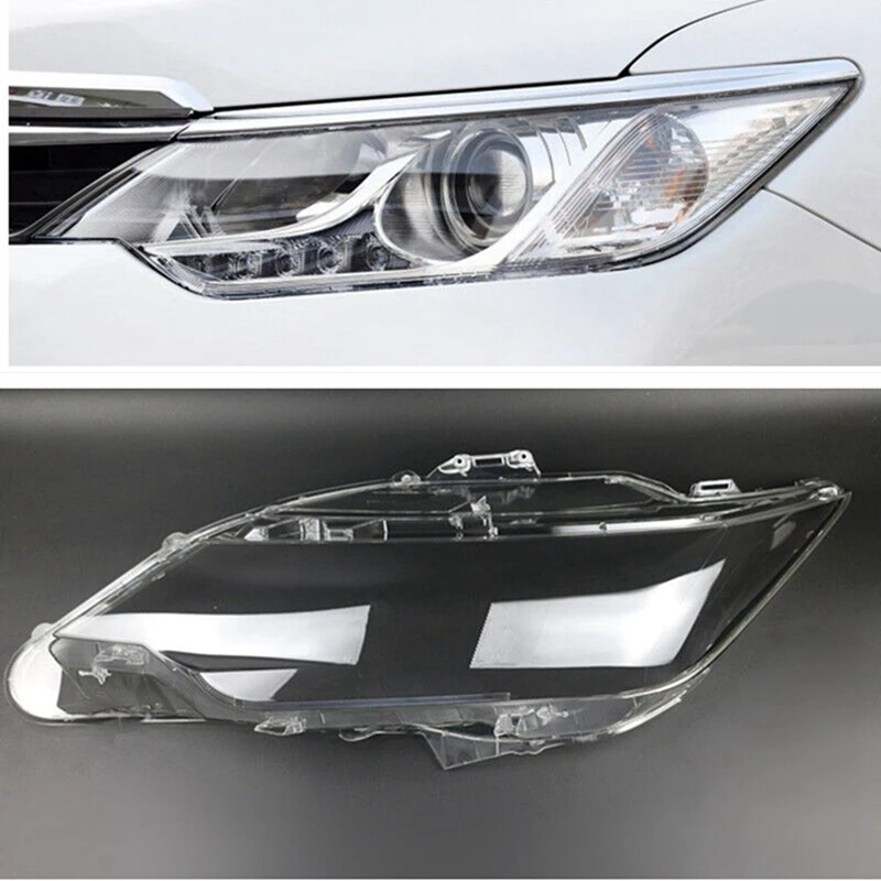 

For Toyota Camry 2015 2016 2017 Car Headlight Cover Transparent Lampshade Caps Head Light Lamp Shell Accessories