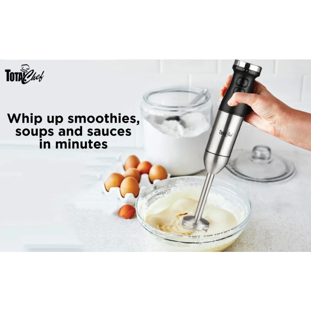 Asstd National Brand Total Chef Variable Speed Immersion Blender with Turbo  Boost- 225 Watts