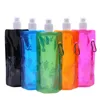 Portable Ultralight Foldable Silicone Folding Water Bottle Water Bag Outdoor Sport Supplies Hiking Camping Soft Flask Water Bag