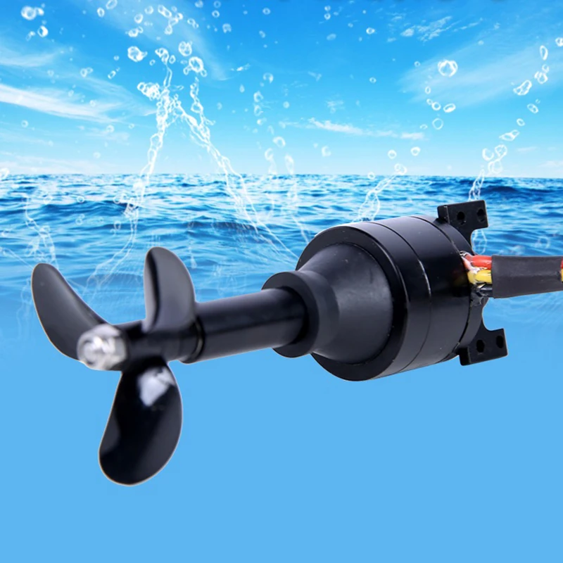Dc 12v 24v Underwater Jet Boat 3-blade Cw Ccw Propeller Engine Used In ...