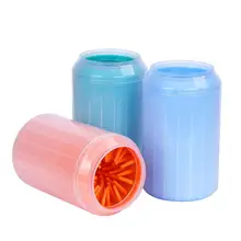 

Portable Dog Cats Paw Washing Silicone Brush Cup Pet Foot Cleaning Tool Cleaner