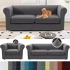 Stretch Jacquard Spandex Sofa Covers 1/2/3/4 Seater Sofa Slipcover with 1/2/3/4Pcs Cushion Covers Sofa Furniture Protector 1