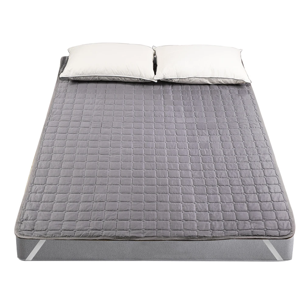 100CottonAdjustableMattressCoversNonSlipBedPadWithElastic
