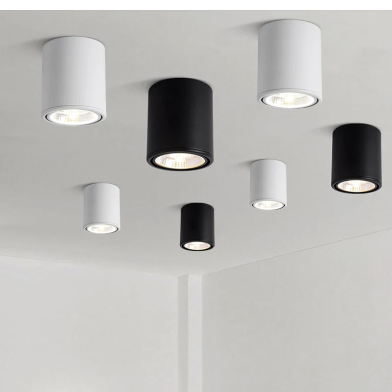 Tanie LED typu downlight montowane na powierzchni stożek lampa sufitowa obracanie sklep