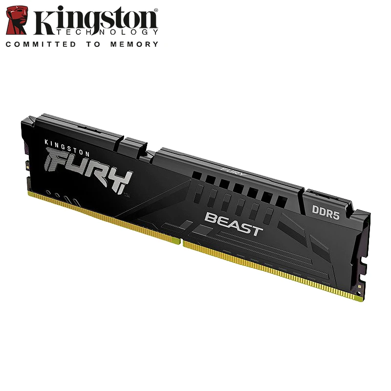 KINGSTON FURY BEAST-Barrette de RAM DDR5 16 Go ou 32 Go, module de mémoire  pour ordinateur de bureau, fréquence d'horloge 6000mhz, amd, carte mère,  288 broches, tension 1.2v - AliExpress