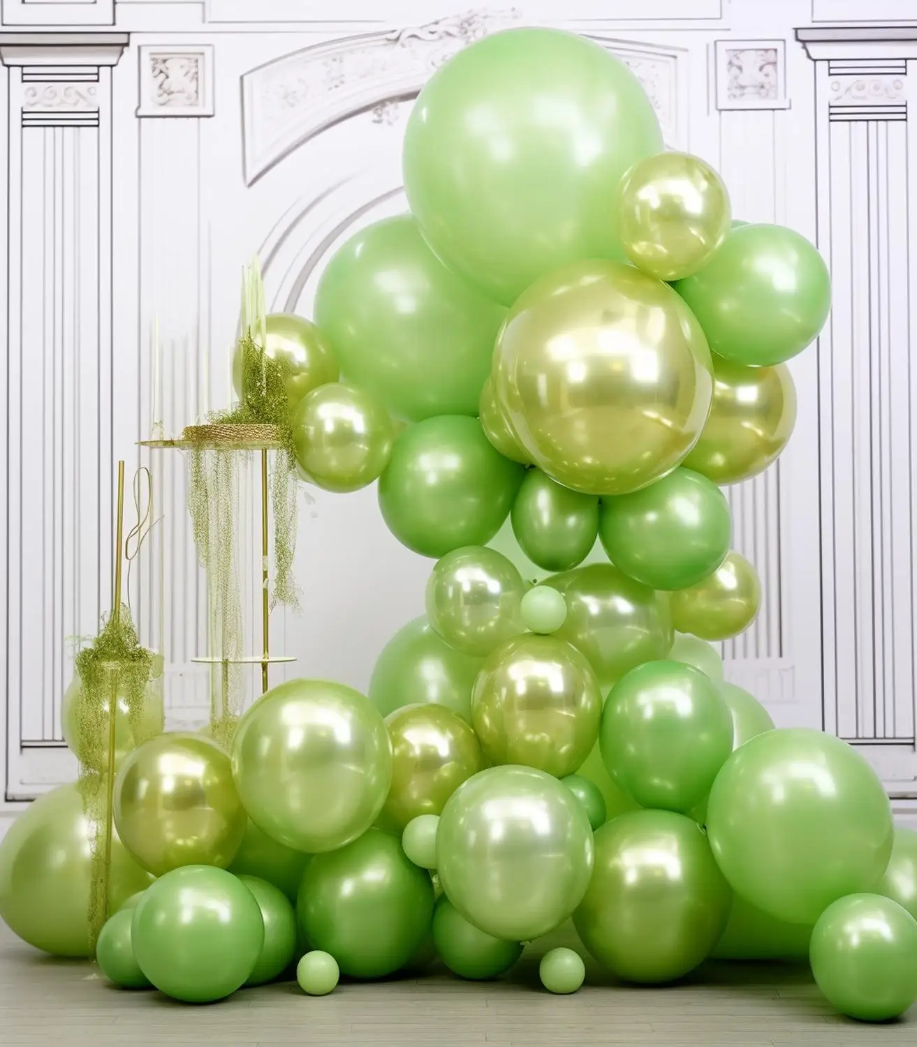 

200pcs Set 5 Inch Lime Green 50pcs Latex Birthday Balloons For Birthday Party Birthday Balloons Latex Party Balloons Latex