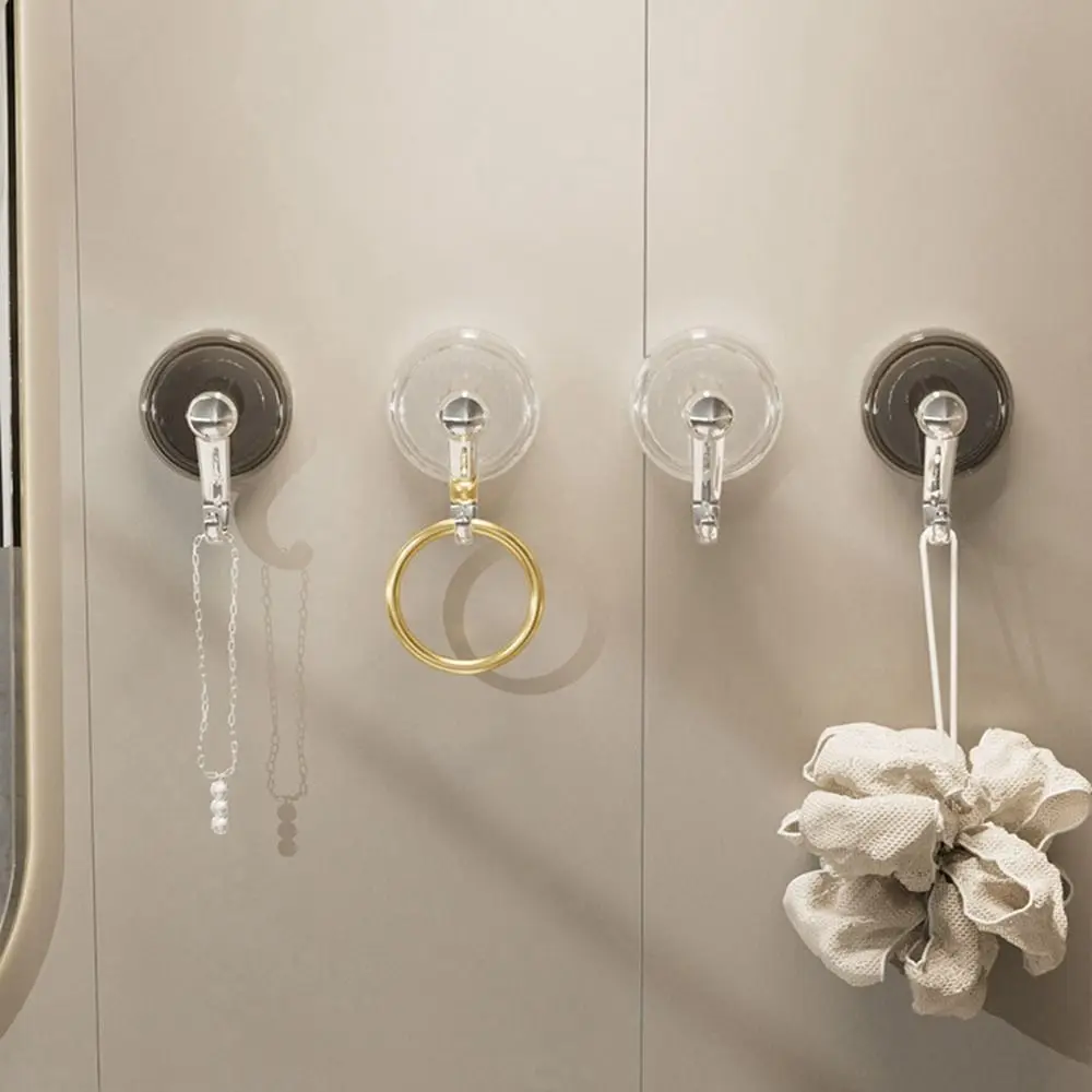 Пластиковые прозрачные крючки на присоске