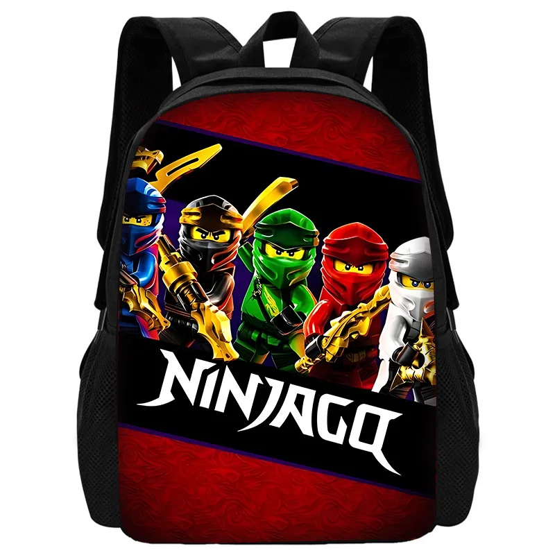 Sac à dos NinjagoS pour enfants, jeu cool, avec sacs à déjeuner, sacs à crayons, sacs d'école pour garçons et filles, meilleur cadeau