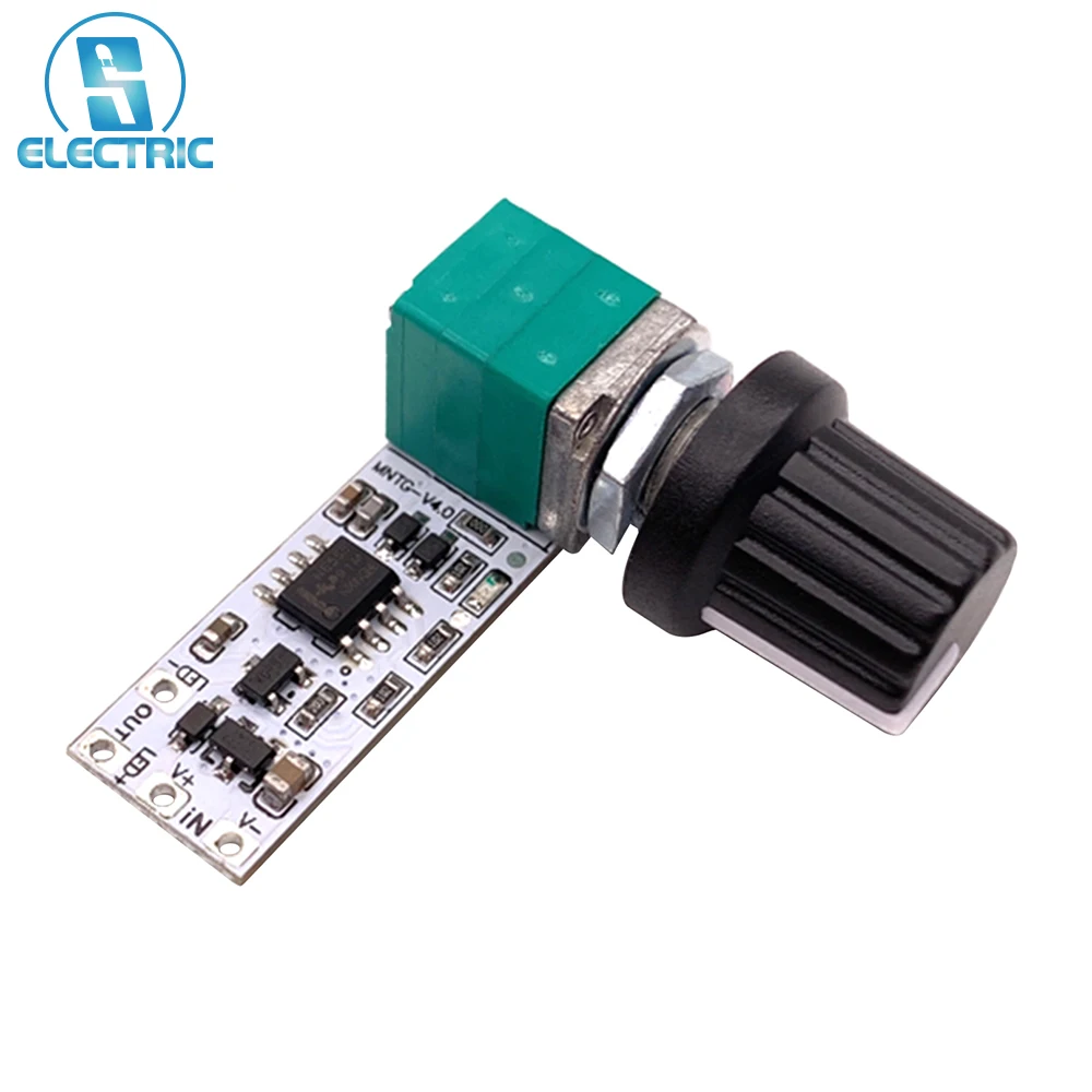 DC3.7V-24V LED Driver PWM Dimmer Module Stepless Knob Potentiometer Circuit Control Board Constant Voltage Light Bar