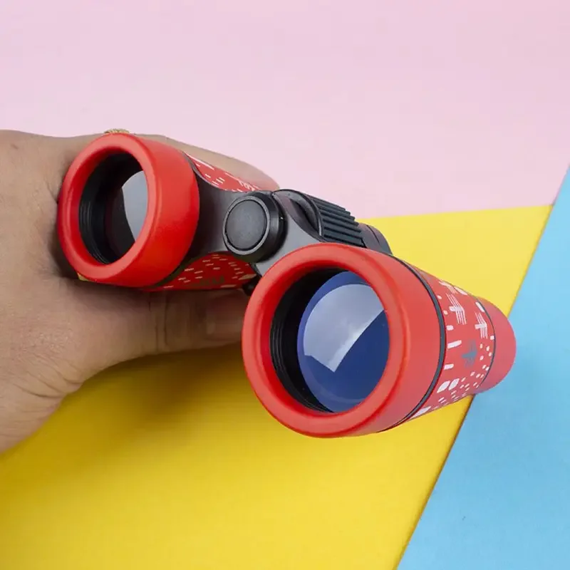 Outdoor Camping Kids Binocular Telescope Children Educational Learning Telescope Bird Watching Folding Optics Telescope 4X30mm 5