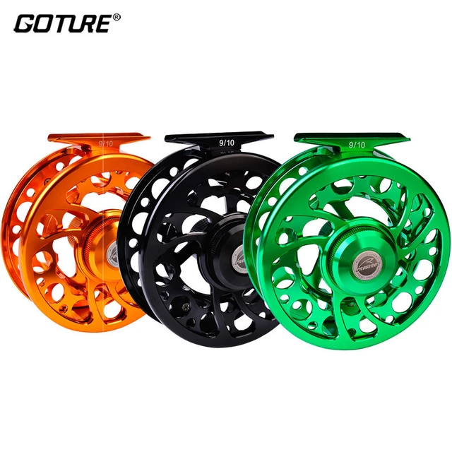 Fly Fishing Fly Fishing Reel Goture  Large Arbor Fly Fishing Reel - 3/4  5/6 7/8 9/10 - Aliexpress