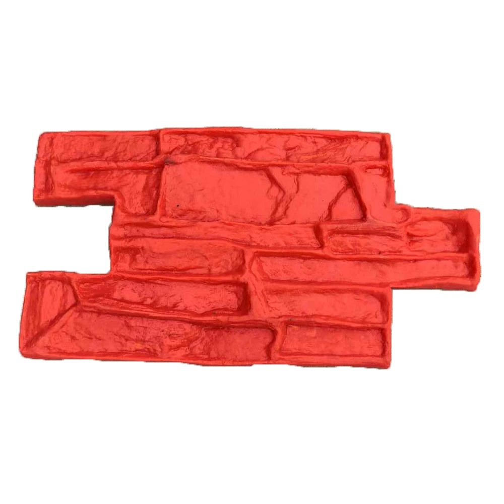 Cultural stone wall embossing mold wall pavement decoration cement concrete embossed imitation stone art mold villa courtya