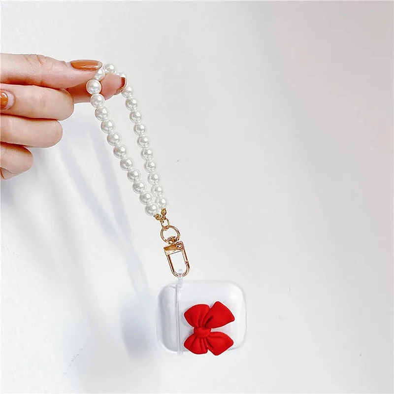 Perlen Perlen Legierung Schlüssel anhänger für Frauen neue minimalist ische Auto tasche Bluetooth Headset Schlüssel ringe Anhänger Schmuck Zubehör – Detail 4