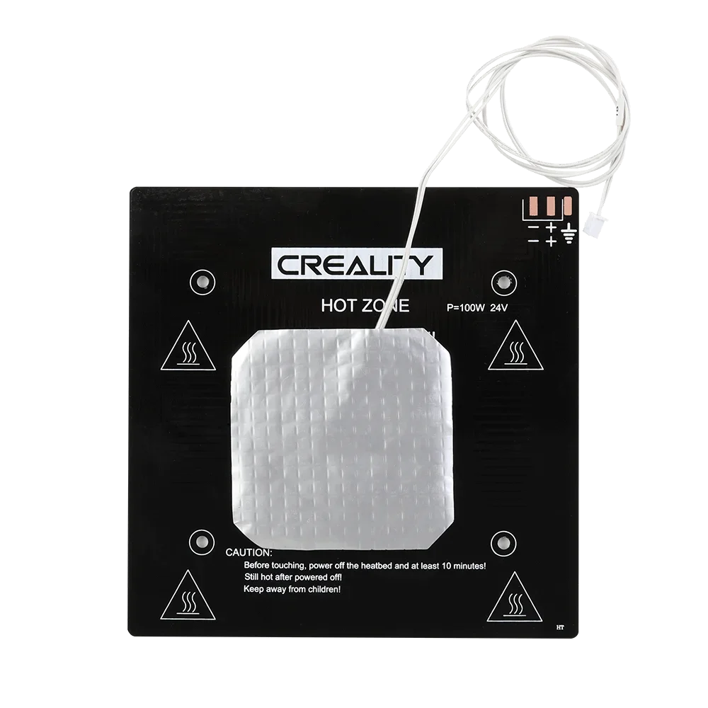 CREALITY 3D Original Drucker Teile Ender-2 Pro Vollständig Zusammengebautes Brutstätte Bett Kit 24V 100W Mit Kabel Heizbett Bett Größe 165*165*3mm