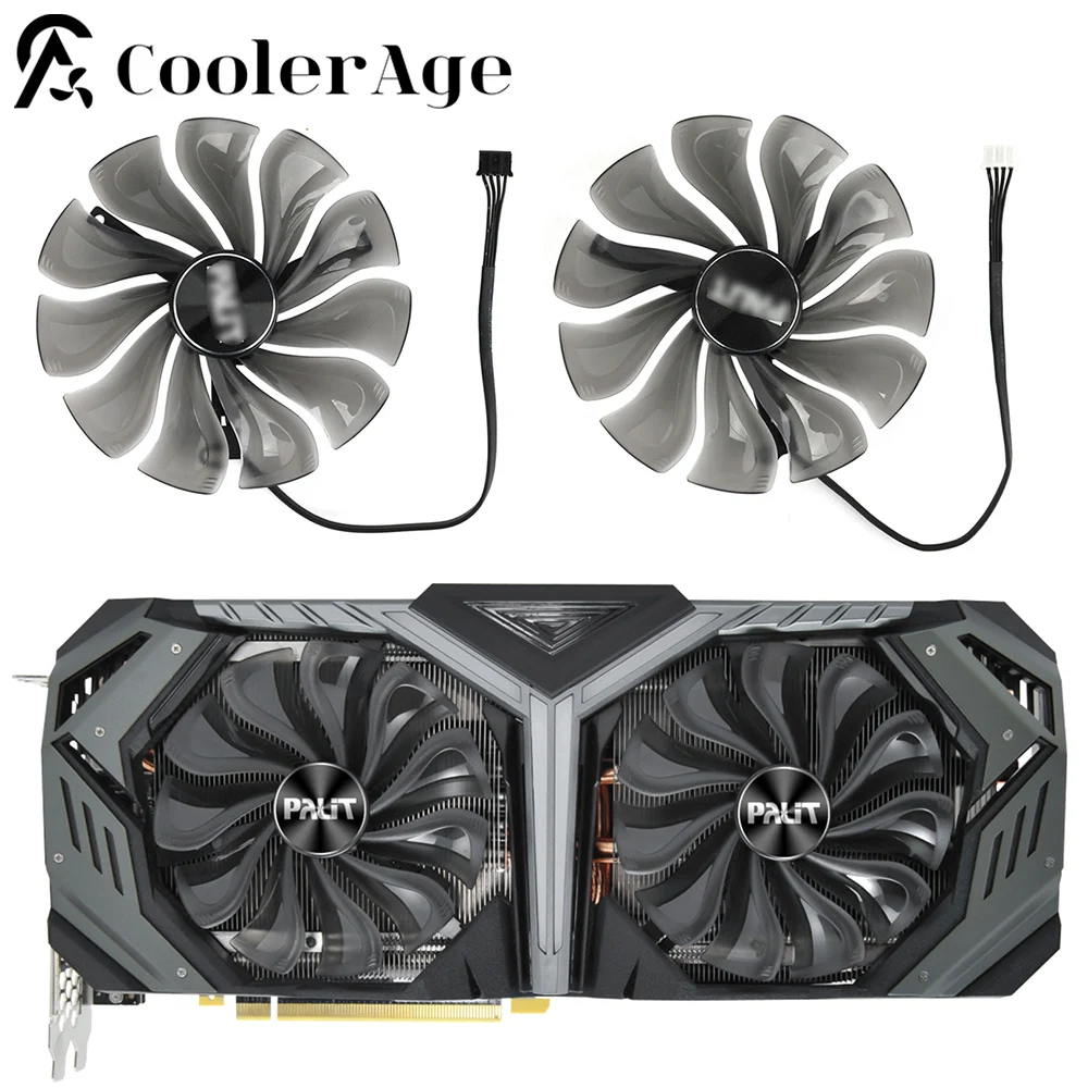 

For Palit RTX 2060S 2070 2070S 2080 2080S Video Card Fan 95MM FD10015H12S GAA8S2U Graphics Card Cooling Fan