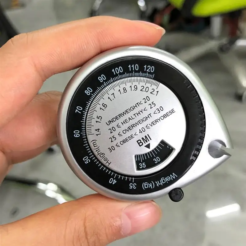 Tape Measure Retractable BMI Calculator Tape BMI Body Waist Measuring Tape Waist Measuring Calculator Body Fat Monitor Fat Measurement Ruler tape measure