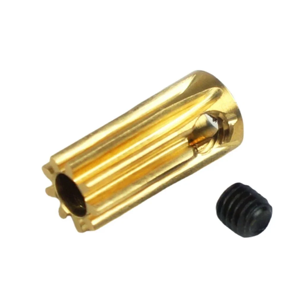 RC Model Metal Pinion 0.5M 3.0mm 9T 11T 12T 13T 14T Height 10/12MM Cylindrical Spur Gear COPPER DIY