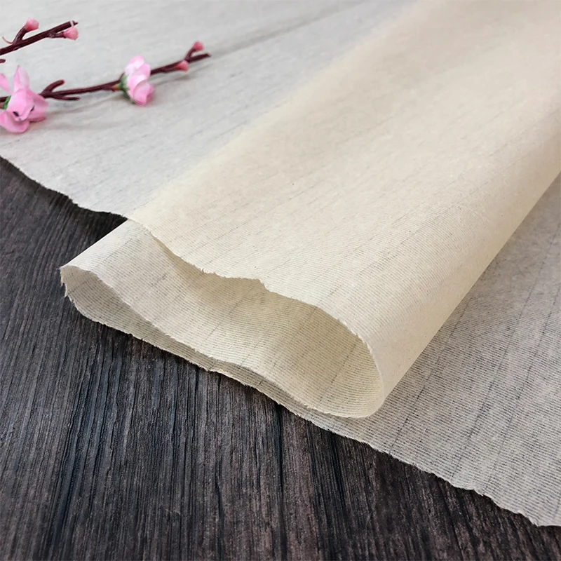 Thin Rice Paper Chinese Calligraphy Painting Copying Half-Ripe Xuan Paper Beginners Brush Pen Practice Copy Mulberry Bark Papier rolling xuan paper chinese calligraphy painting papel arroz mica ripe half ripe rice paper ultra thin bamboo copying papier