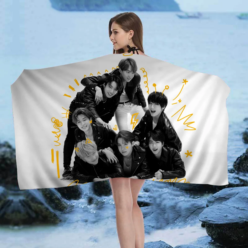 Dynamite Kpop Boys Big Microfiber Beach Towels Quick Dry Towel Sand Beach Towels Pool Towel For Travel Swim Pool Yoga
