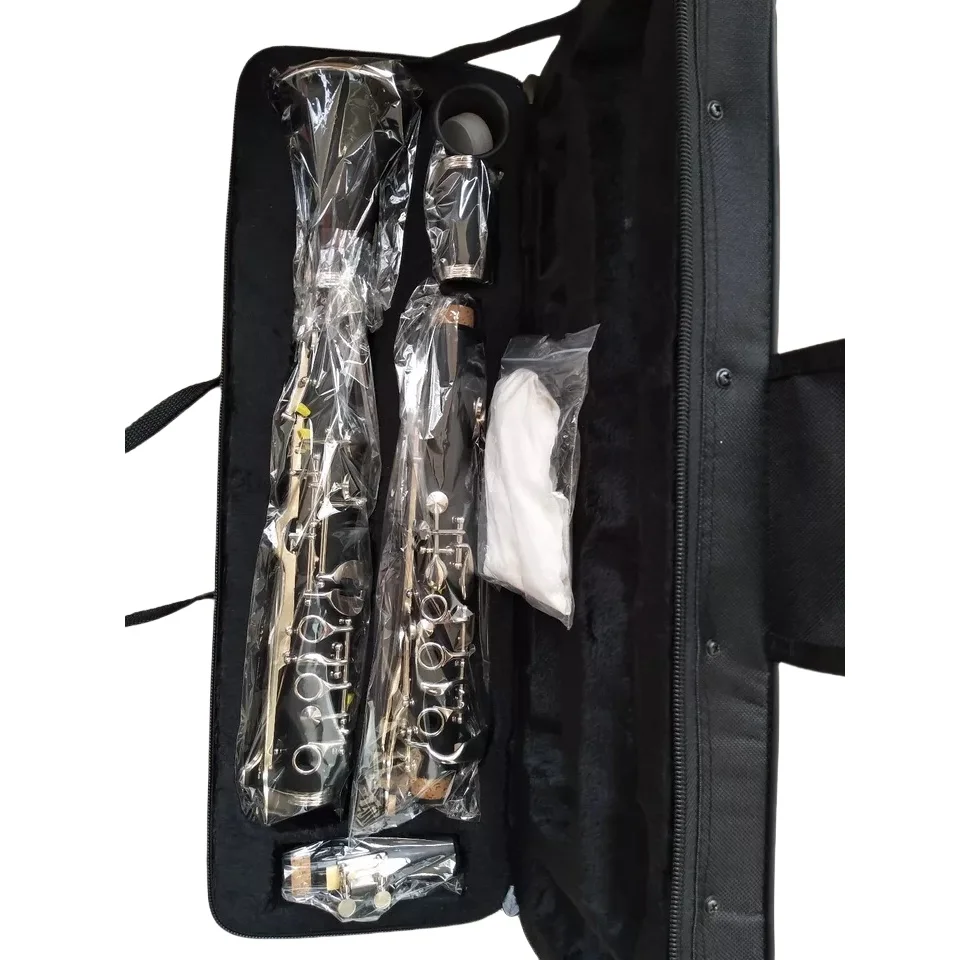 German System Clarinet G key With Case Ebonite