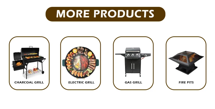 Description Picture 2 of itemLar Cooking Area Offset Particulate Carbon BBQ Grill Barbecue Smoker With Excellent Cooking Space
