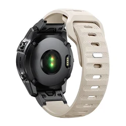 Quick Fit Silicone Strap - Premium Sports Watch Band, 22mm/26mm - QuickFit 22mm (Starlight)