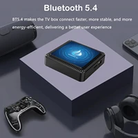 Q17 Умный телевизор 5G Wifi Android 14 Телевизионный ящик 4 - ядерный Allwinner H313 64 ГБ 128 ГБ приставка Google Assistant Netflix Media Player — изображение 4