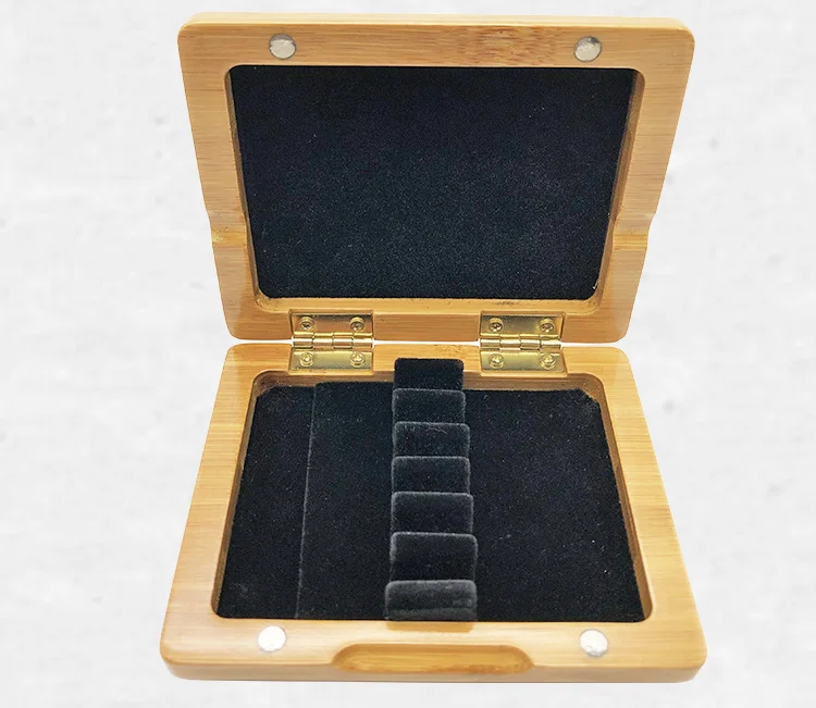 3/6/10/20 pcs Oboe bamboo solid wood reed box Ouba reed wooden clip portable storage bag