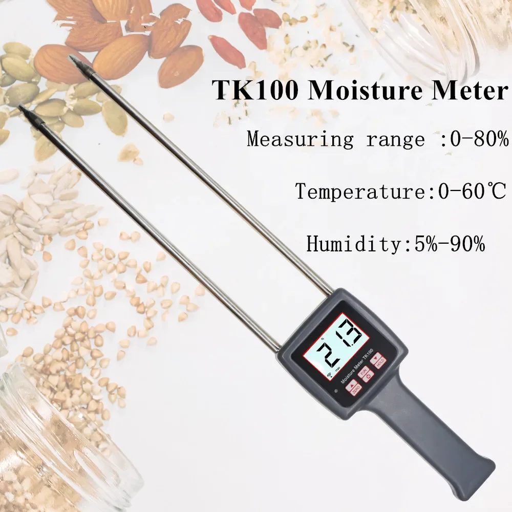 TK100 Digital Grain Moisture Meter Corn Rice Soybean