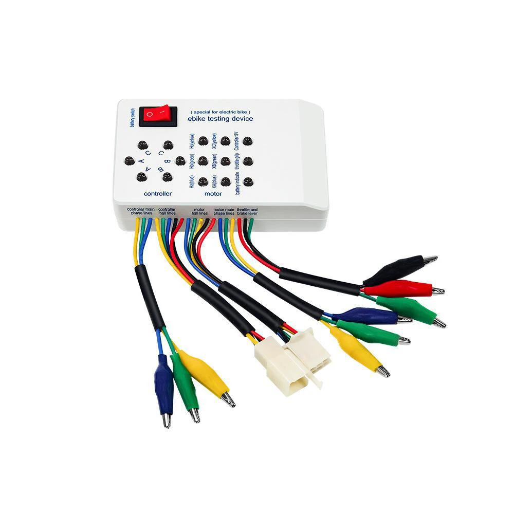 Dispositivo di riparazione elettromobile rilevatore di manutenzione Scooter Controller Hall motore Brushless 24V/36V/48V/60V/72V Tester E-bike - immagine 3
