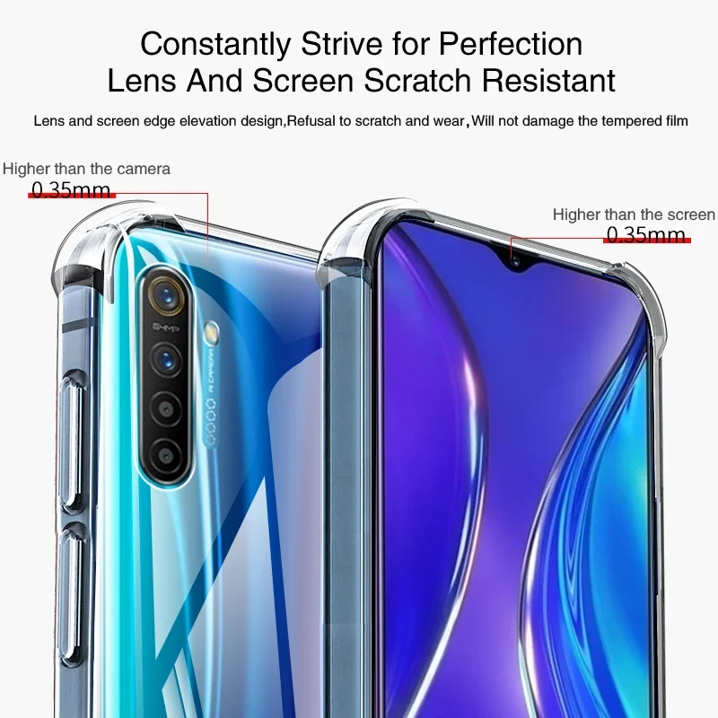 Transparent Shockproof Airbag Soft Back Phone Case