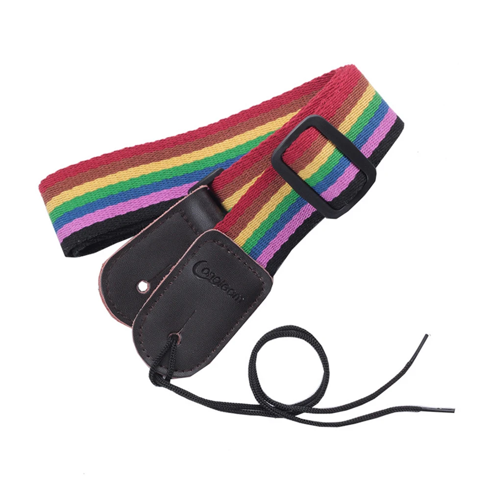 Ukulele Strap Rainbow Color Adjustable Ukulele Shoulder Strap Soft ...