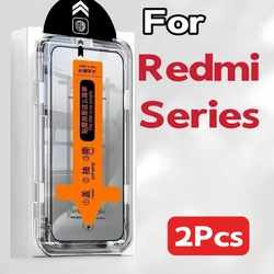 Premium Tempered Glass Screen Protector - 2 - Pack Easy Install Kit for 2pcs (For Note 9  4G)