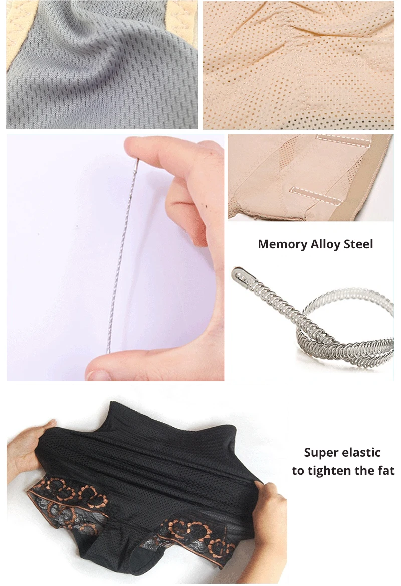 New High Waist Tummy Shaper Panties Body Shaper Corsets Slimming Pants Shapewear Girdle Underwear Waist Trainer Butt Lift Panty