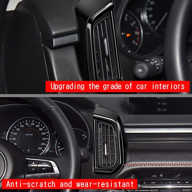 The Newcar Dashboard Air Outlet Frame Cover Air Conditioner Vent Grille Cover Trim For Mazda CX50 CX-50 LHD