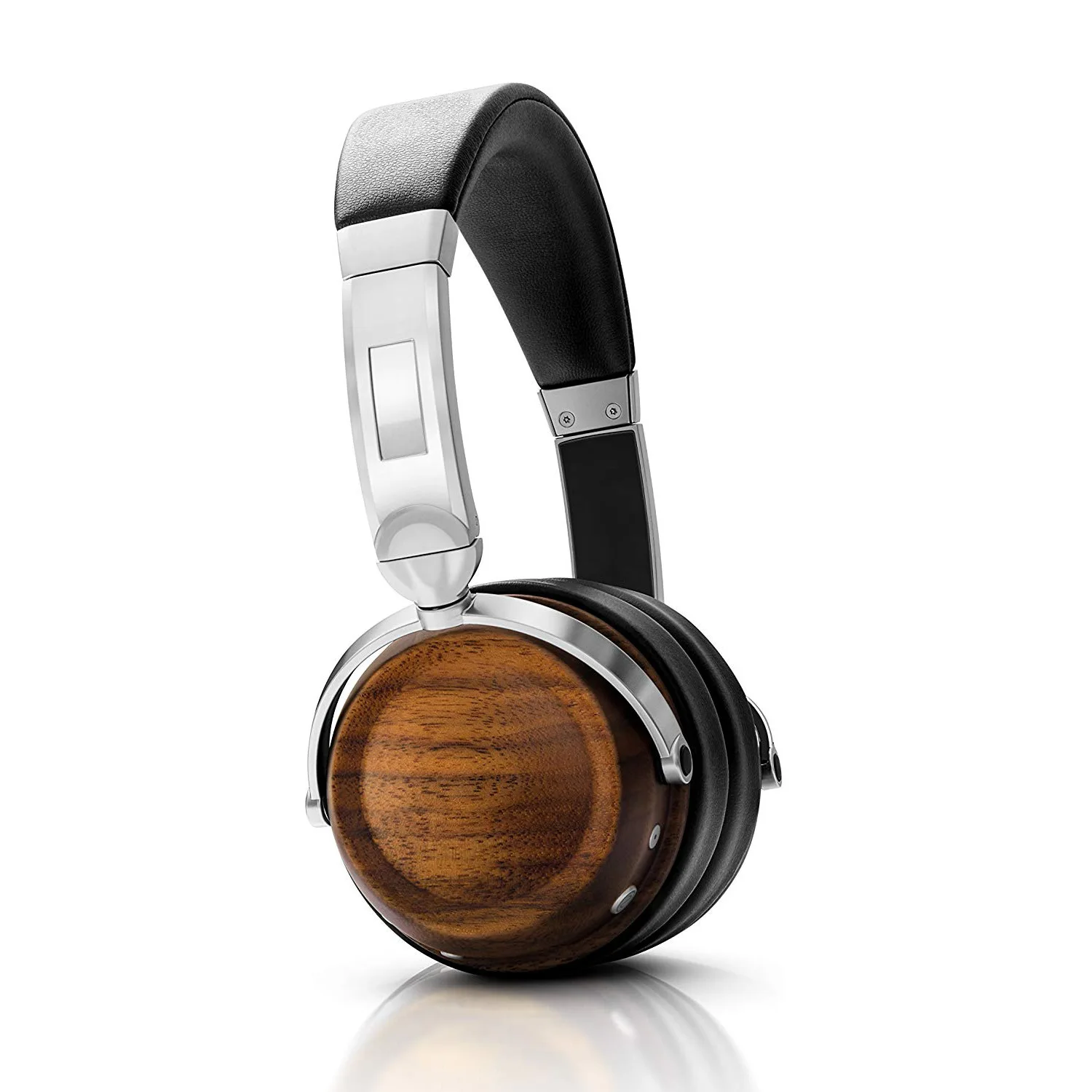 

Walnut Wood Wooden Headwear Bluetooth Headset Alloy Hi-Fi Professional HIFI Music Headphones 40MM Smart Phone Drive Easily