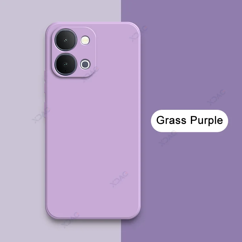 Premium Liquid Silicone Shockproof Phone Case with Internal Flocking and Soft Back Cover Housing