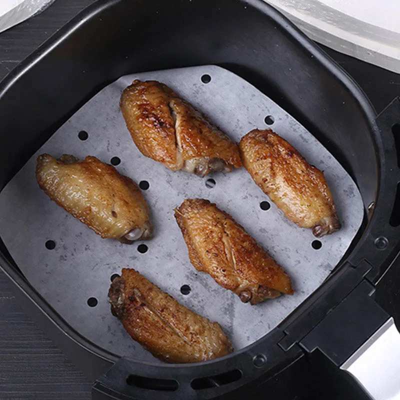 Air Fryer Disposable Paper Liner Non-Stick Mat Pastry Tools Kitchen Oven  Baking Paper Oil Proof Absorber