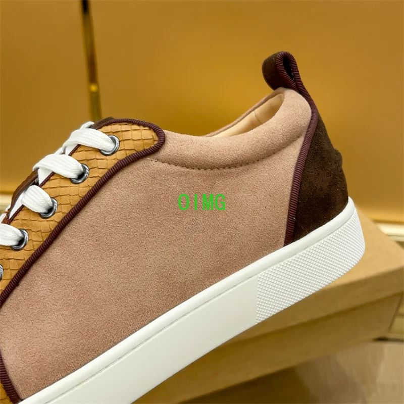 Leather Luxury Shoes Men Red Bottom  Mens Louis Vuitton Red Bottom Shoes -  Luxury - Aliexpress