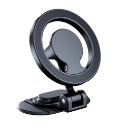 Magsafe 360° Rotating All - Metal Magnetic Car Dashboard Phone Holder (Black)
