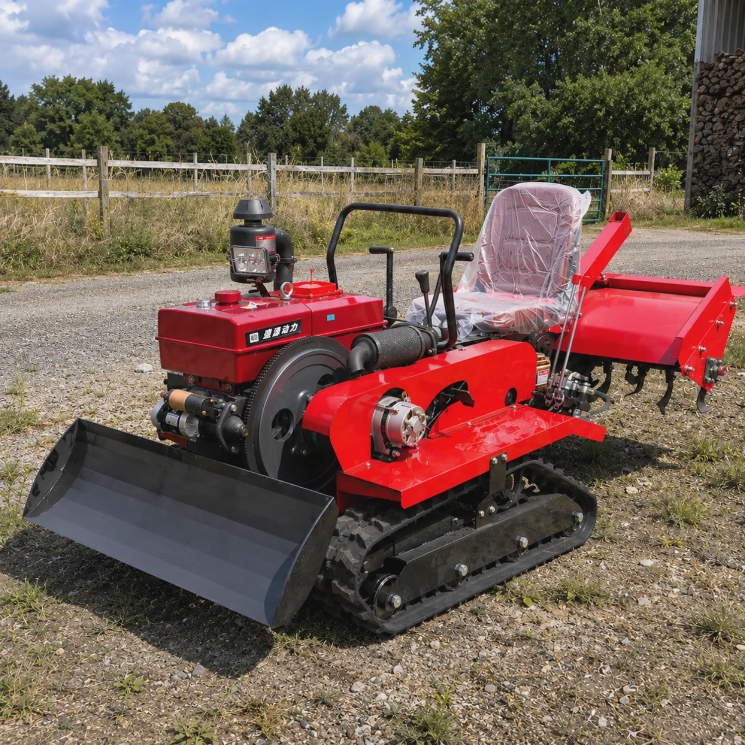Maßgeschneiderter 30-50 PS 4WD Kompakt-Landwirtschaftstraktor, Diesel-Traktor für Garten, Obstgarten, Ranch, Kleinbauernhof und Landschaftsbau