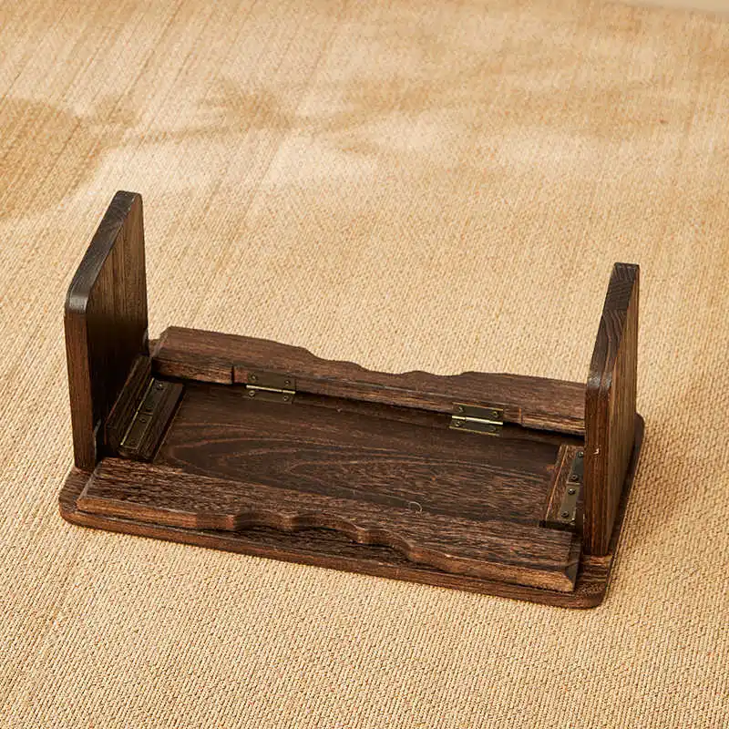 Folding Legs Portable Meditation Kneeling Bench Solid Wood Ergonomic Seat Zen Bench Stool for Meditations, Yoga, Prayer, Seiza