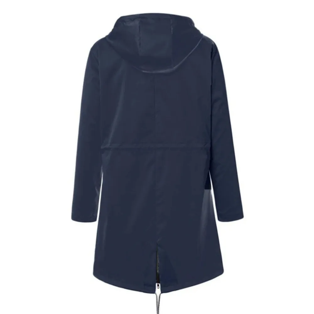 Hiking Clothes Women Womens Waterproof Raincoat Casual Basic Outdoors Trench Lightweight Drawstring Jackets sport jacket