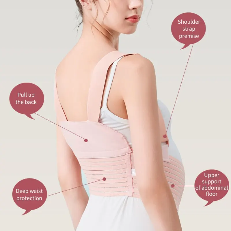 Prenatal Abdominal Support Belt for Pregnant Women Summer Breathable Support Belt Waist Abdominal 1 PCS