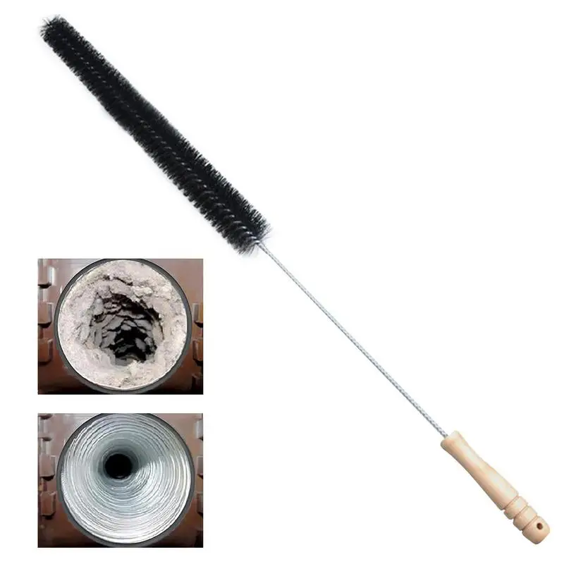 

Wood Handle Long Cleaning Brush Water Pipe Drainage Dredge Tool Flexible Cleaner Brush Radiator Duster Long Haired Cleaning Dust