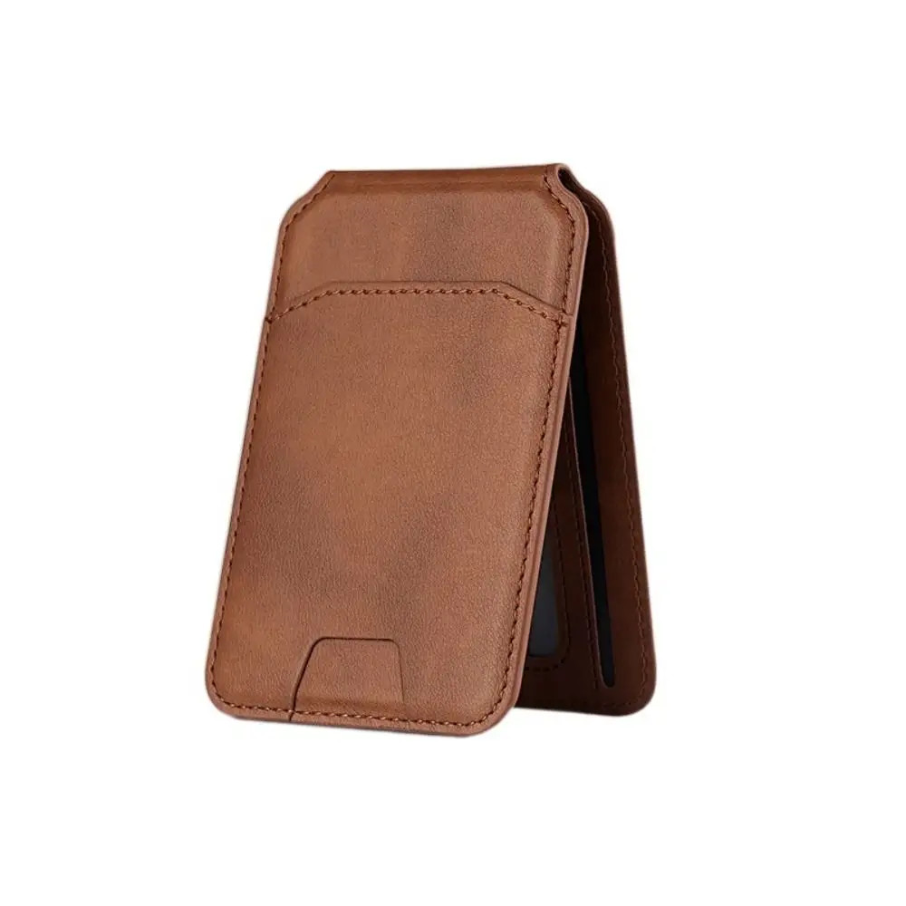 For Magsafe Wallet Phone Card Holder Safety Accessories Magnetic Wallet Stand Anti-theft Leather for iPhone 15 14 13 ProMax S587e04bdd196436a806c90b08560eee6P