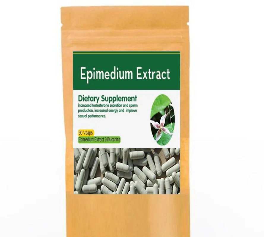 Horny Goat Weed Extract Epimedium Powder & Capsule Male Enhancing Supplement