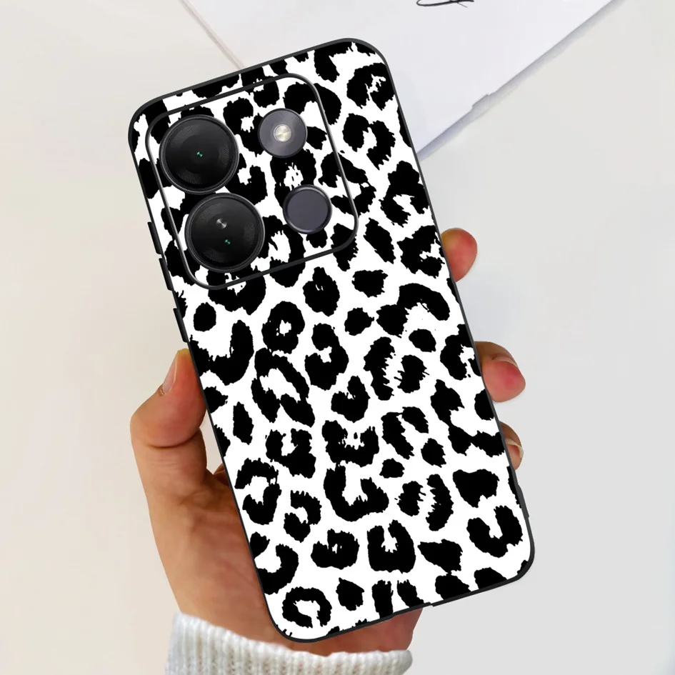 Stylish Patterned Soft Silicone Phone Back Cover